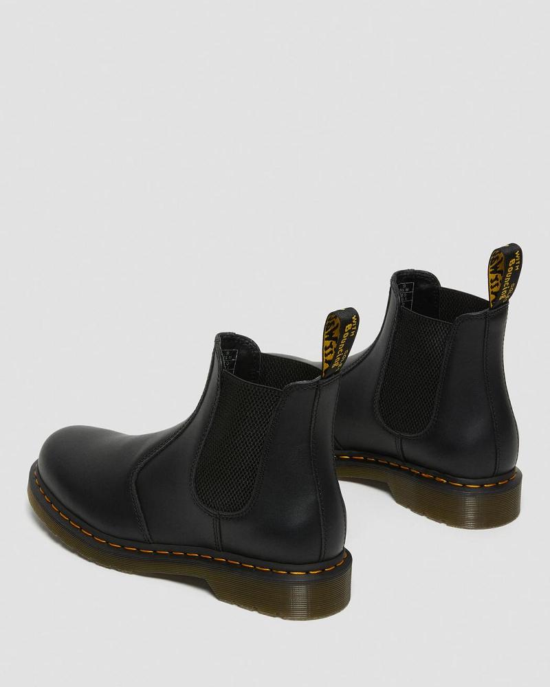 Botines Chelsea Dr Martens 2976 Nappa Cuero Hombre Negros | MX 321RVD